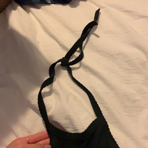 AE black halter top - Picture 2 of 4